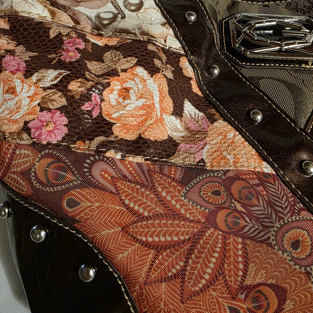 Guess Multicolor Patchwork Tote Bag - image 4